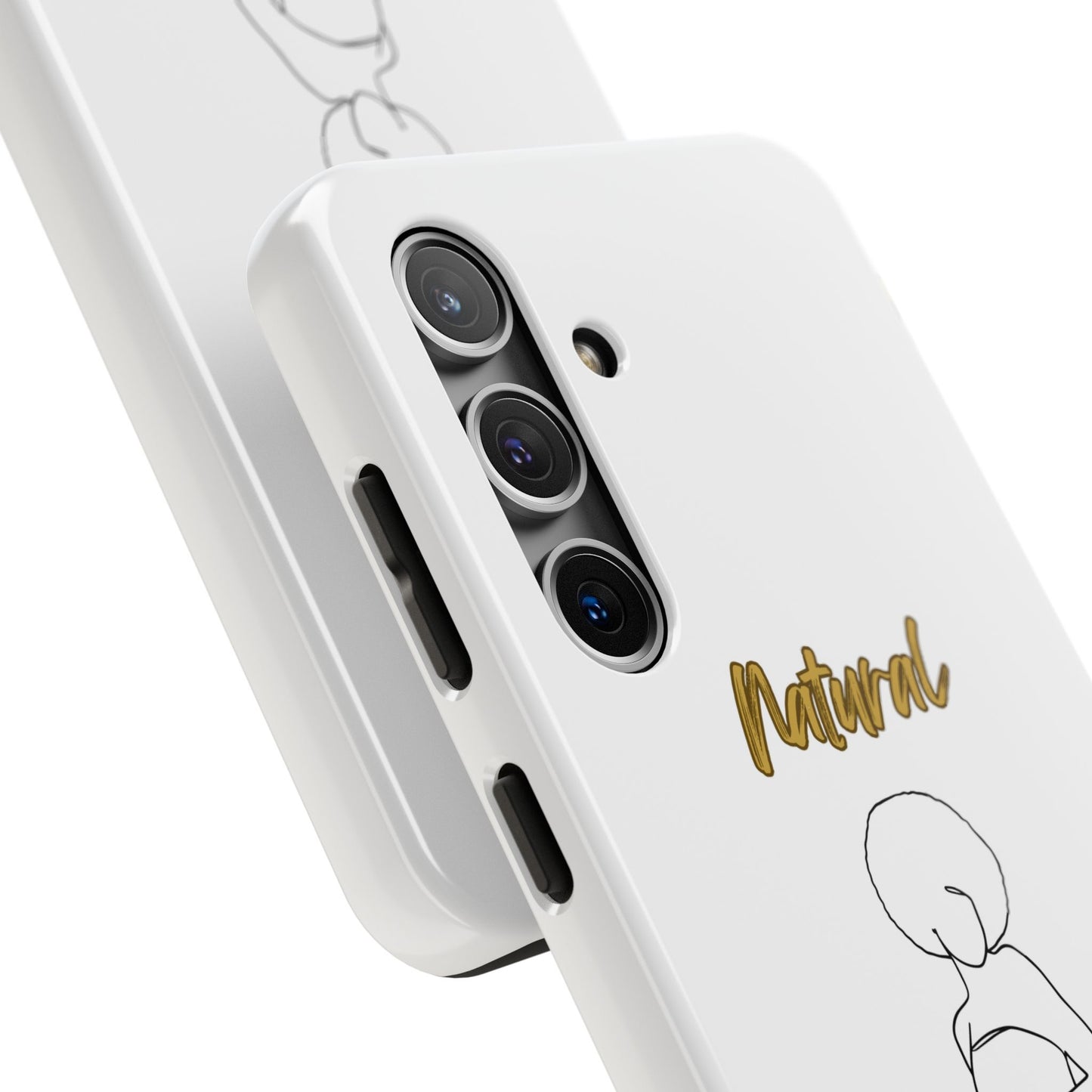Natural Woman Sho Nuff (BL)Tough Phone Cases WHITE