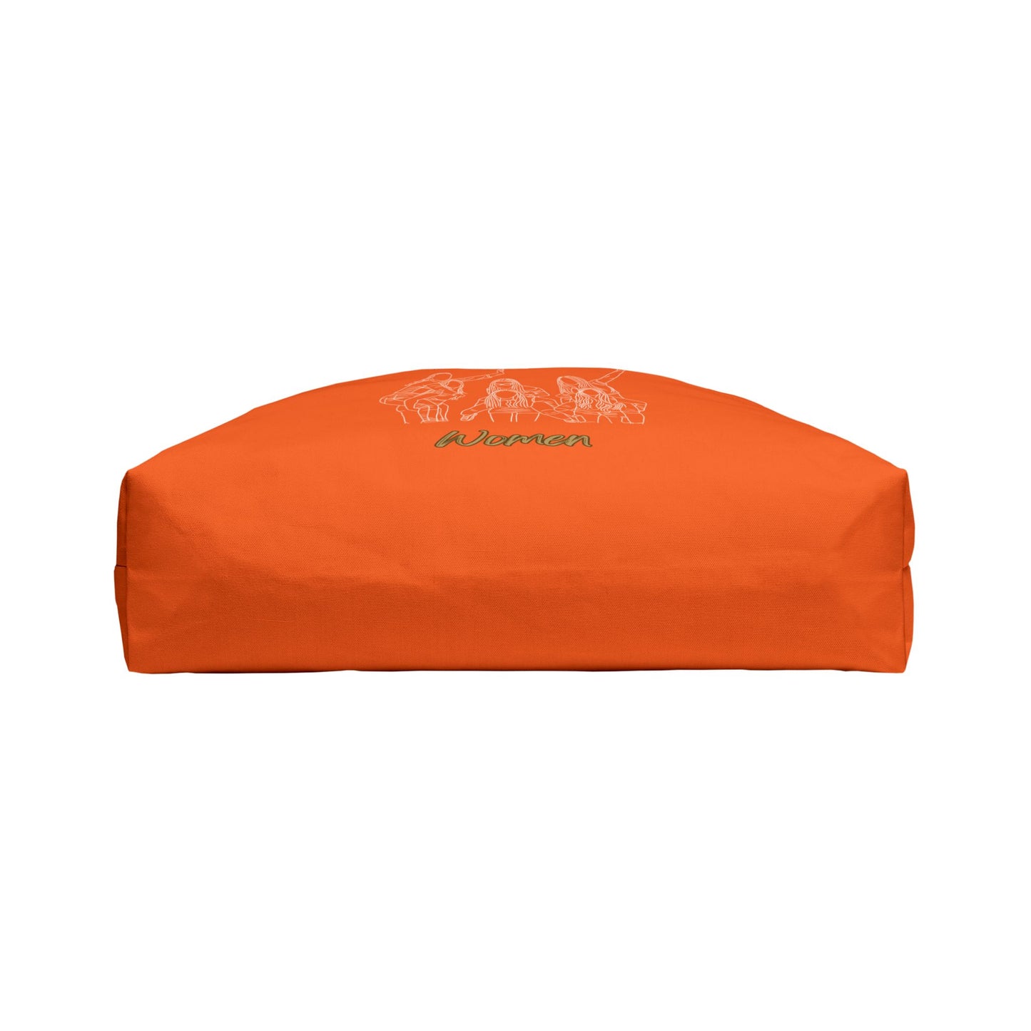 Natural Women Piggy Back (WL) Weekender Tote Bag ORANGE