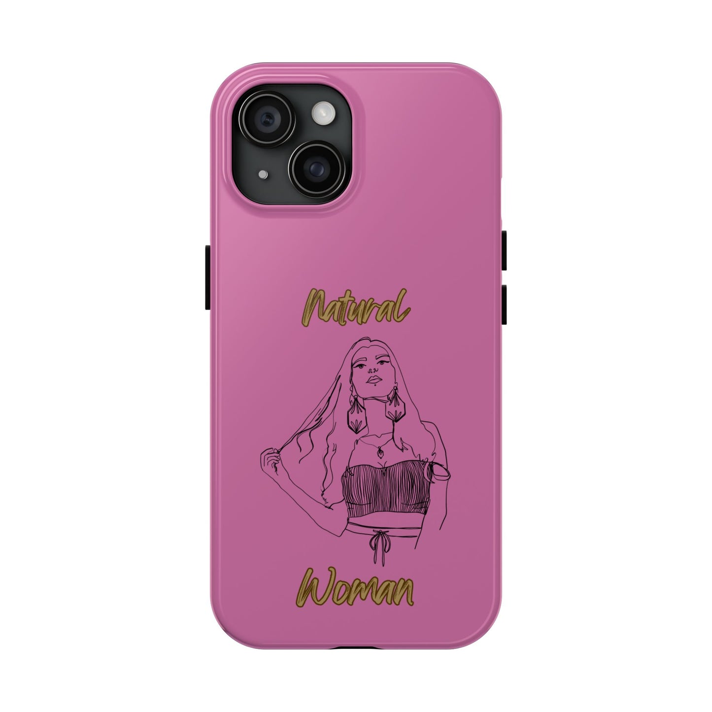 Natural Woman Thinking (BL)Tough Phone Cases LIGHT PINK