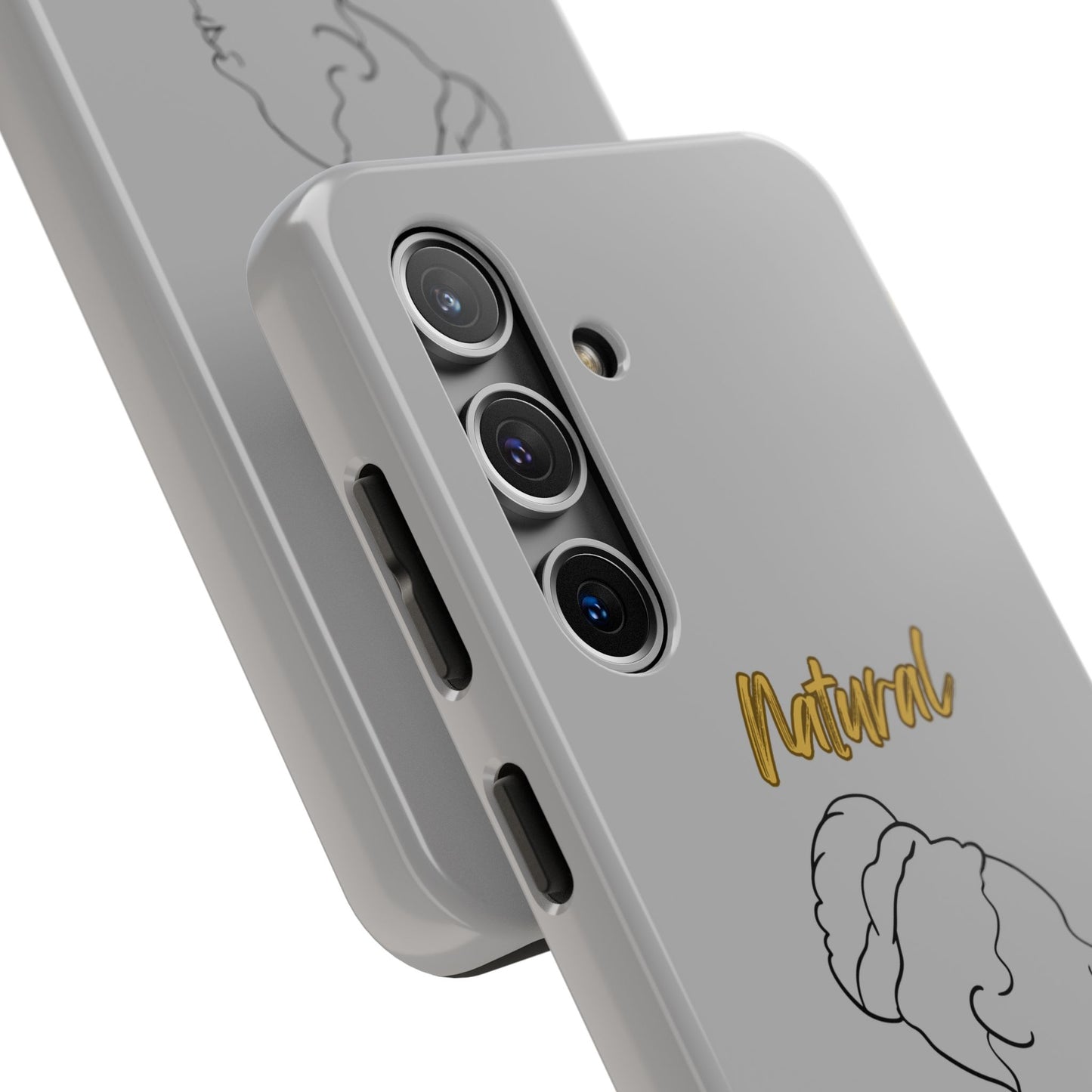 Natural Woman Mixed (BL)Tough Phone Cases LIGHT GREY