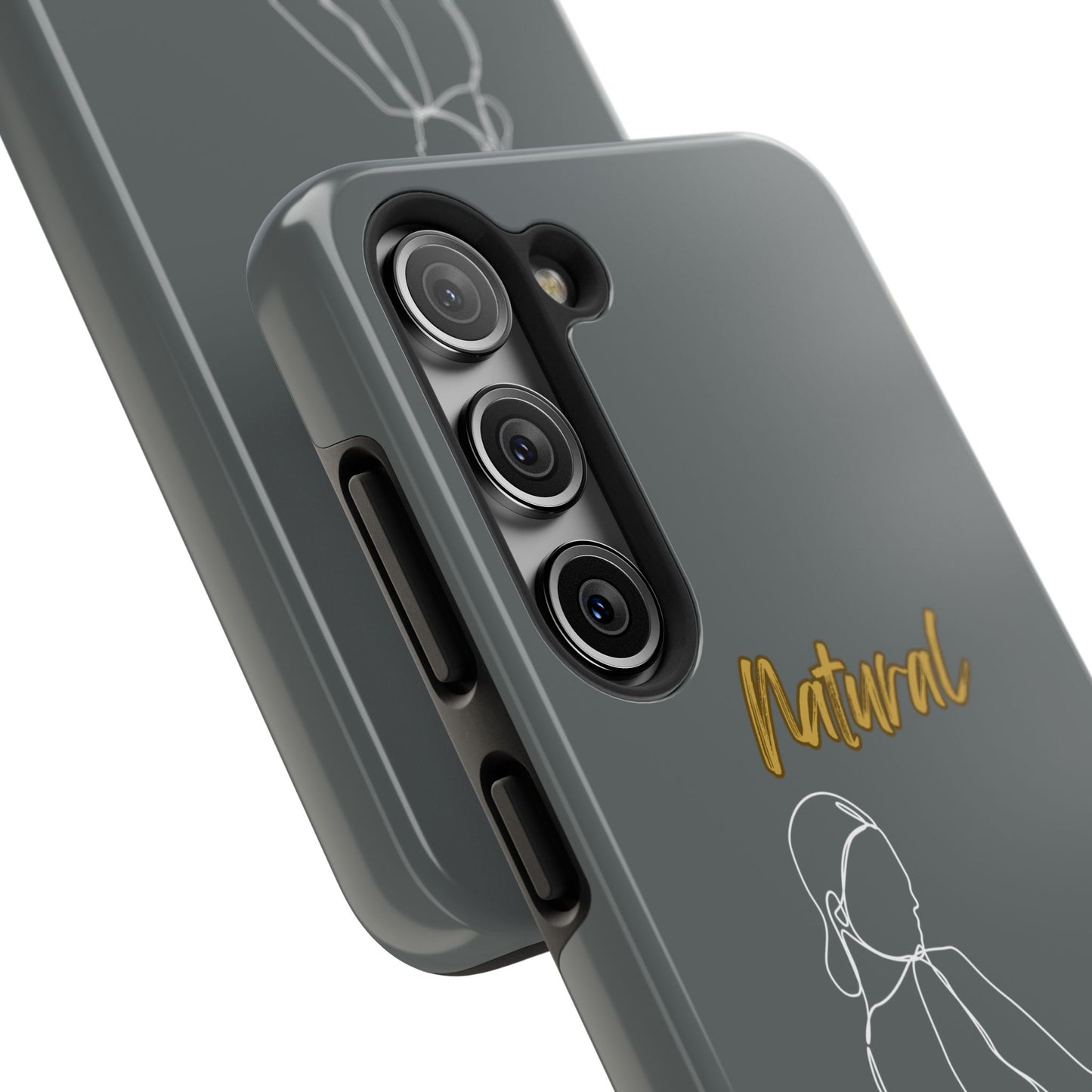 Natural Woman Hands Free (WL)Tough Phone Cases DARK GREY