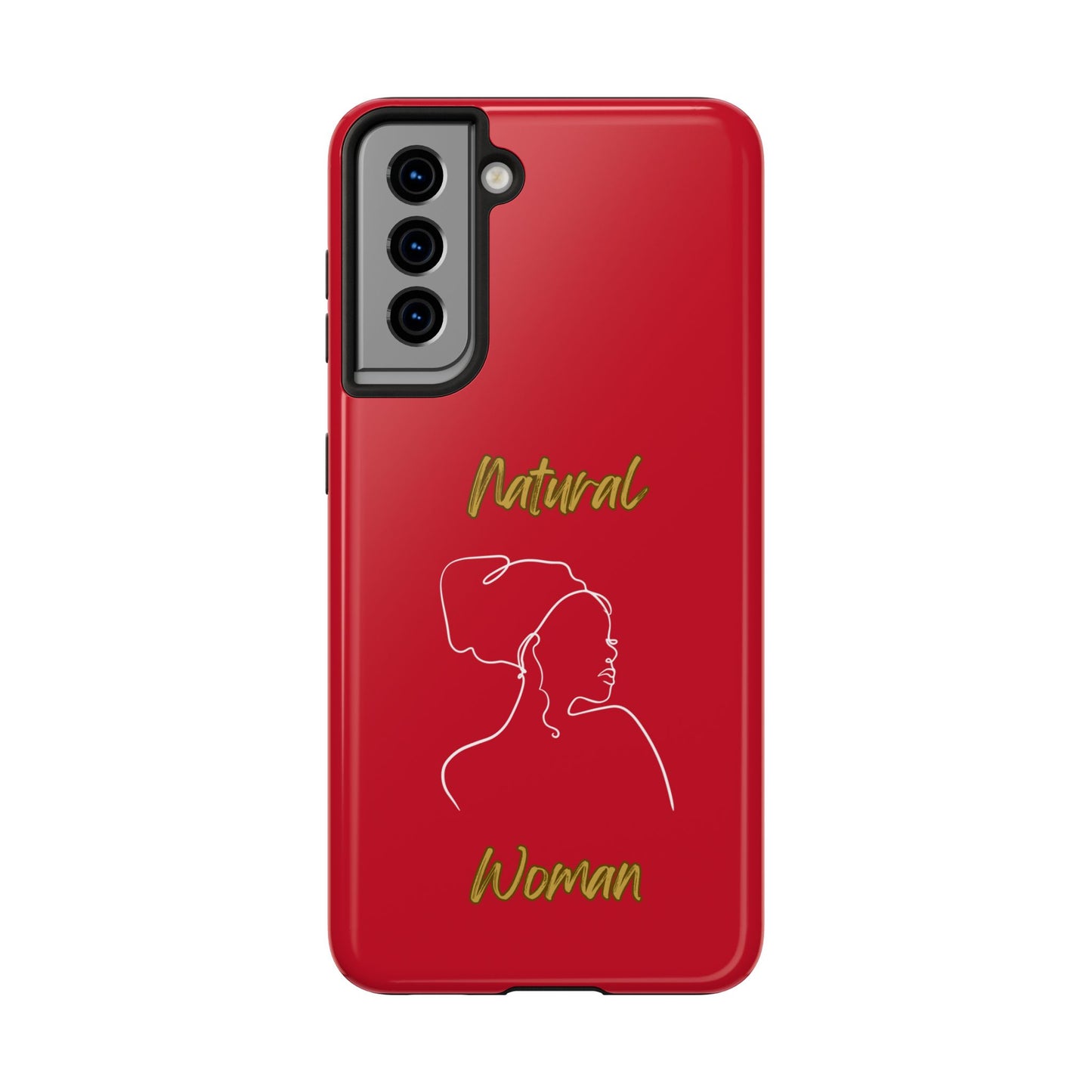 Natural Woman Refreshed (WL)Tough Phone Cases DARK RED