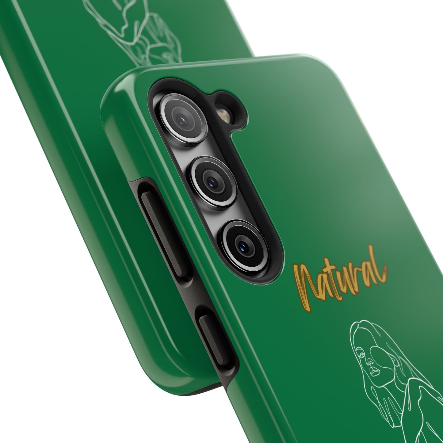 Natural Woman Care Free (WL)Tough Phone Cases DARK GREEN