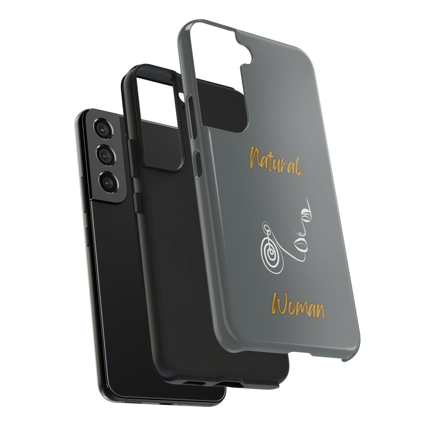 Natural Woman Music In My Soul (WL)Tough Phone Cases DARK GREY
