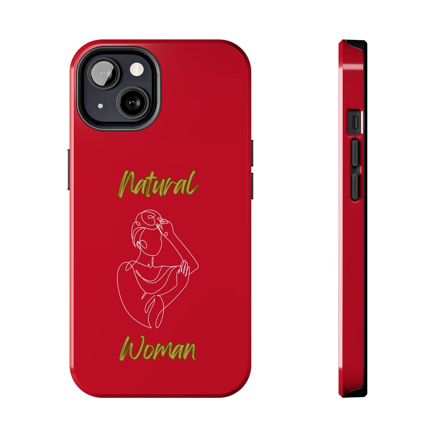 Natural Woman Style (WL)Tough Phone Cases DARK RED