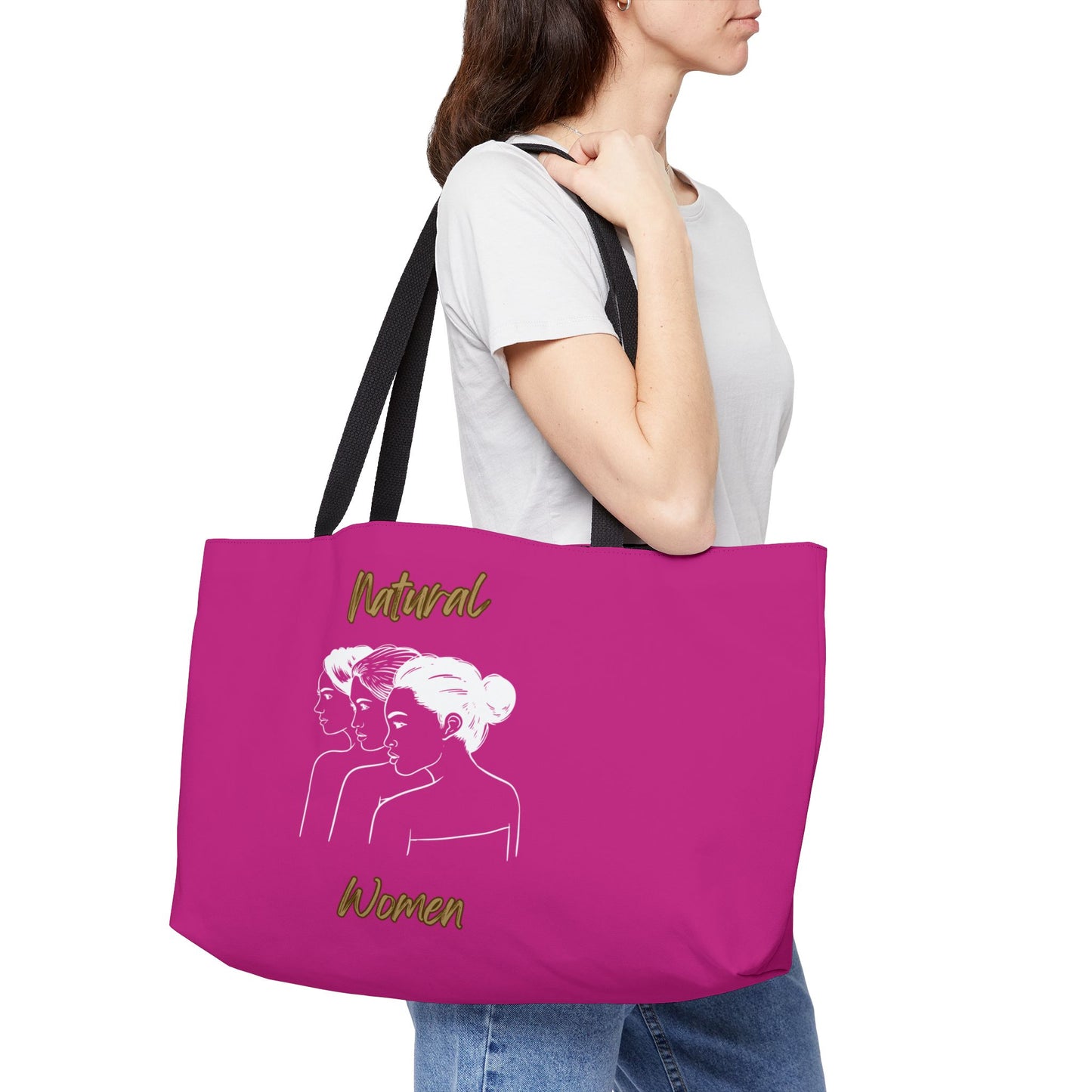 Natural Women United Friends (WL) Weekender Tote Bag PINK