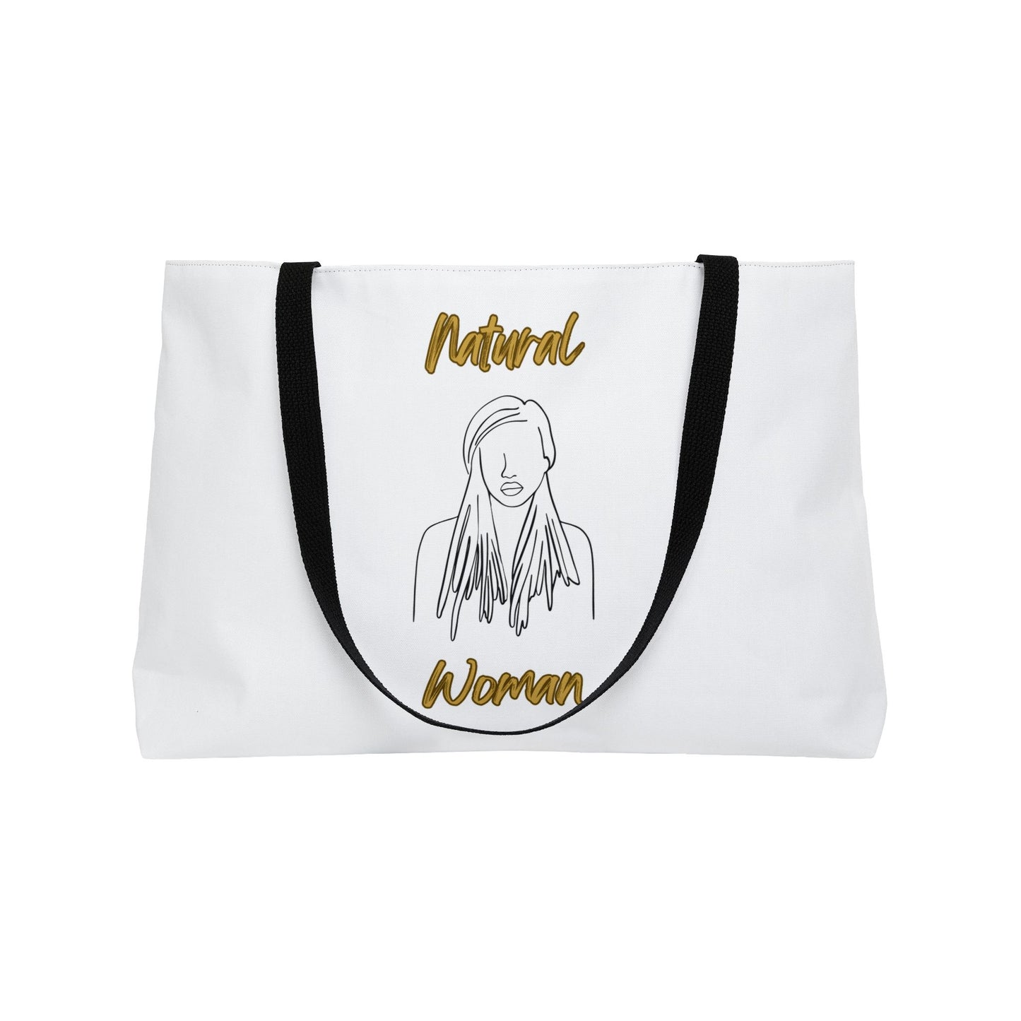 Natural Woman Content (BL) Weekender Tote Bag WHITE
