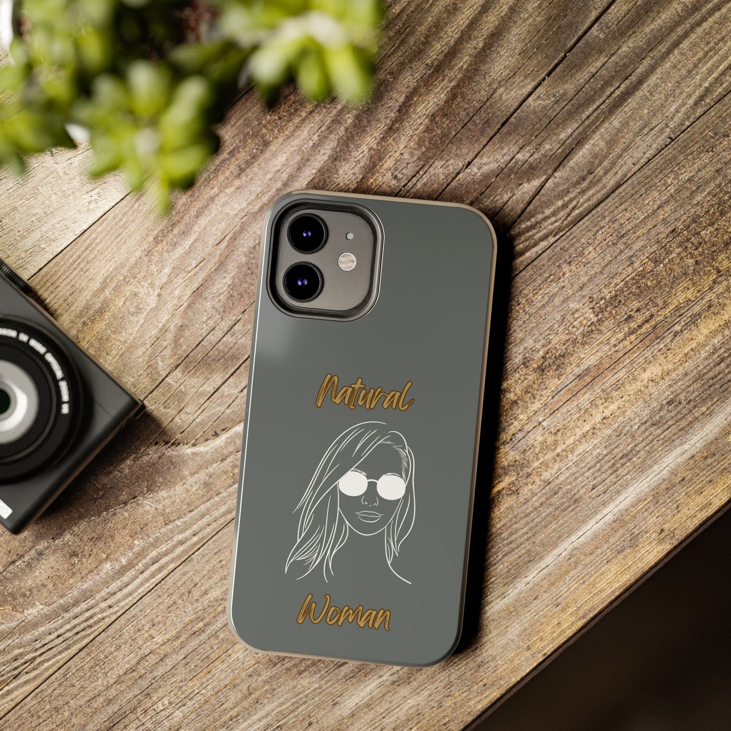 Natural Woman Shades (WL)Tough Phone Cases DARK GREY