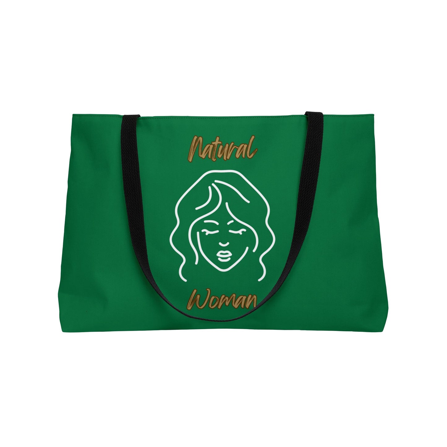 Natural Woman Modest (WL) Weekender Tote Bag DARK GREEN