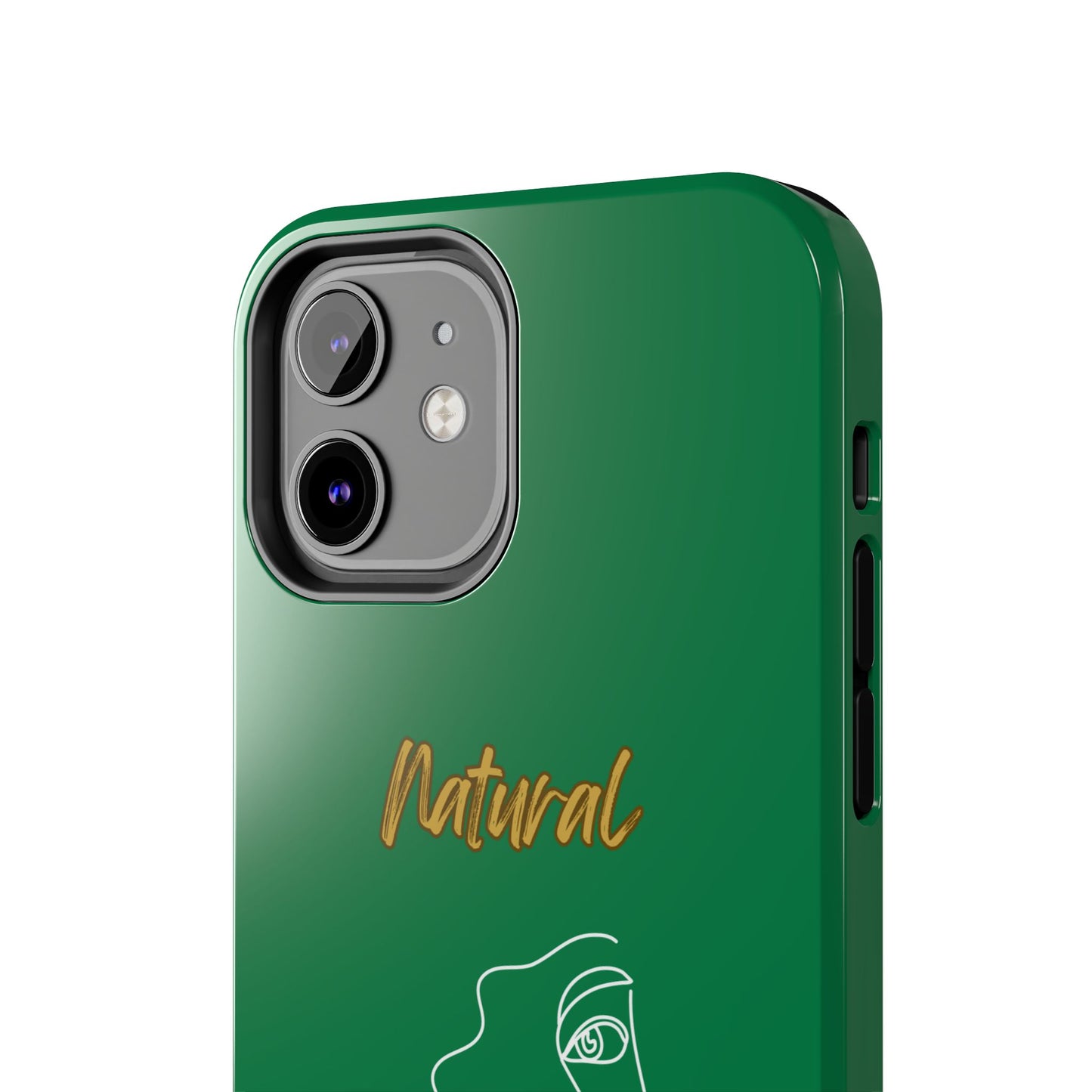 Natural Woman Peekaboo (WL)Tough Phone Cases DARK GREEN