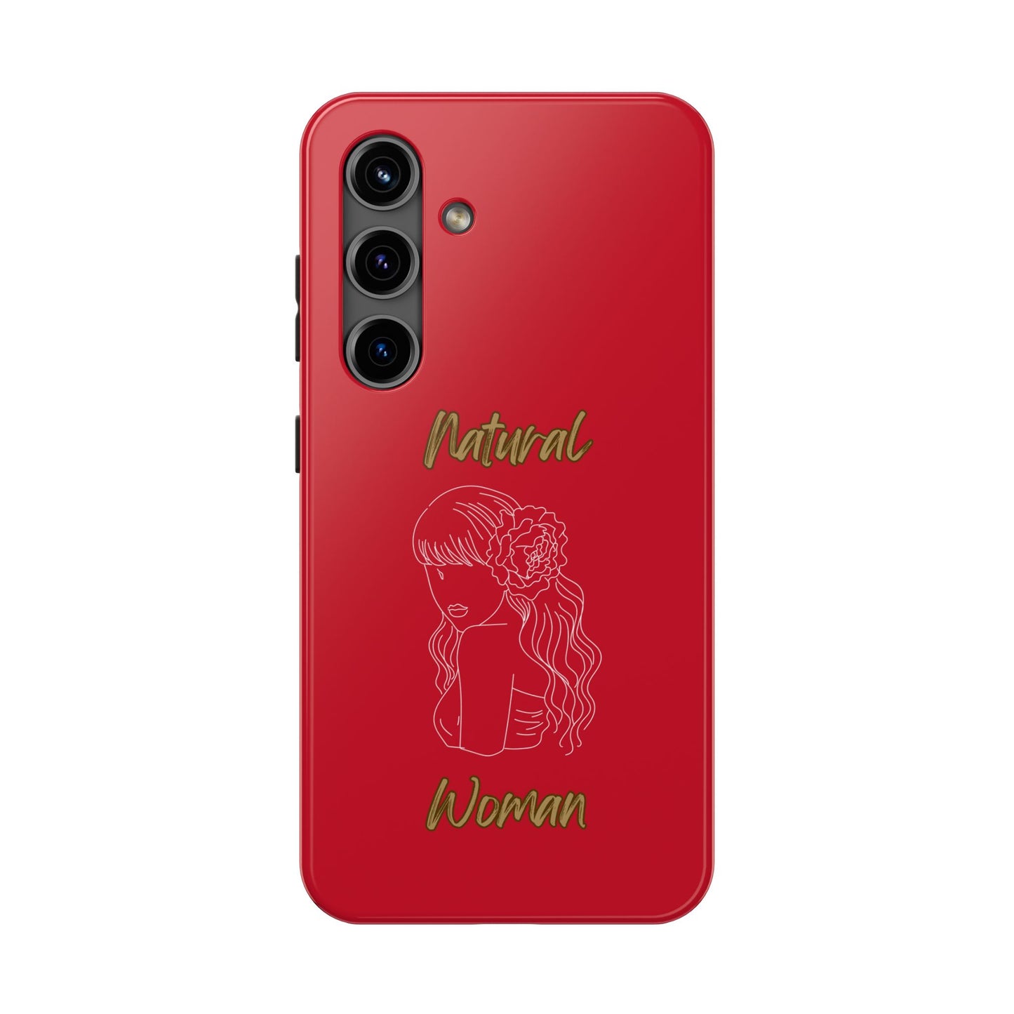 Natural Woman Newness (WL)Tough Phone Cases DARK RED