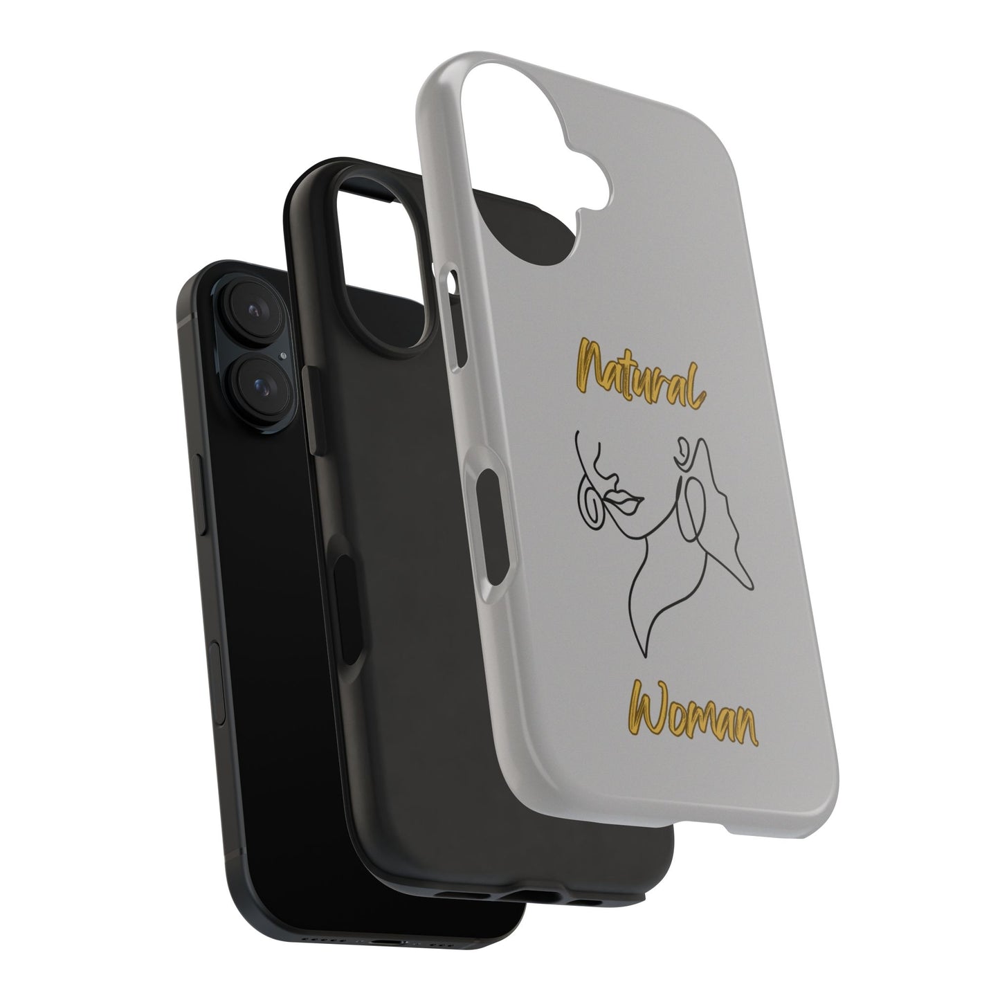 Natural Woman Lips (BL)Tough Phone Cases LIGHT GREY
