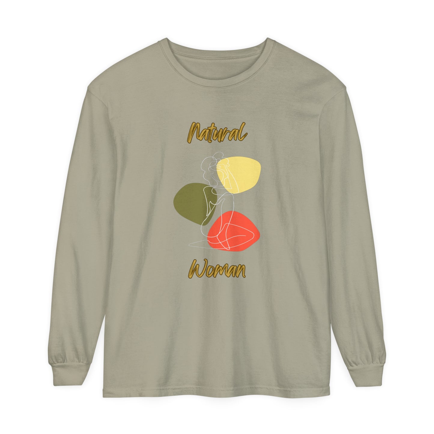 Natural Woman Colorful Pose (WL) Long Sleeve T-Shirt