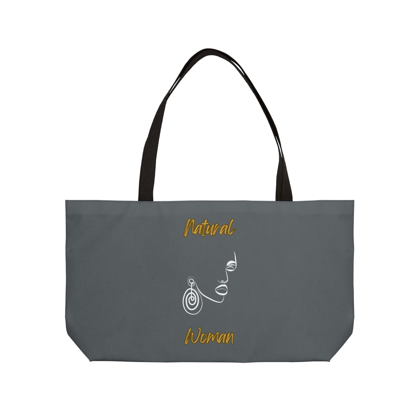Natural Woman Music In My Soul (WL) Weekender Tote Bag DARK GREY