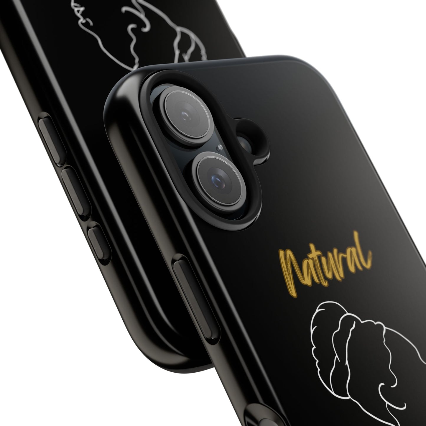 Natural Woman Mixed (WL)Tough Phone Cases BLACK