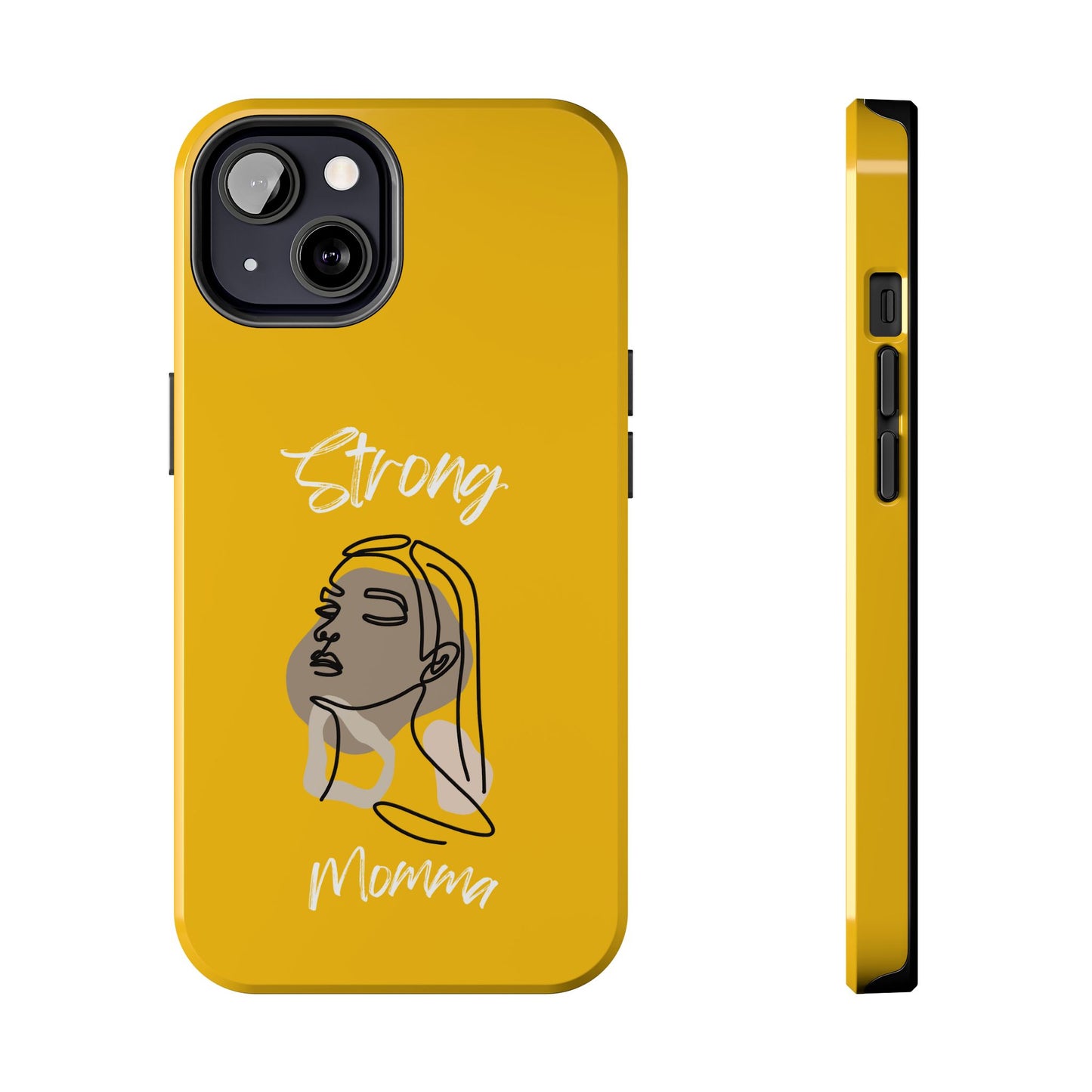 Strong Momma (WL) Tough Phone Cases YELLOW