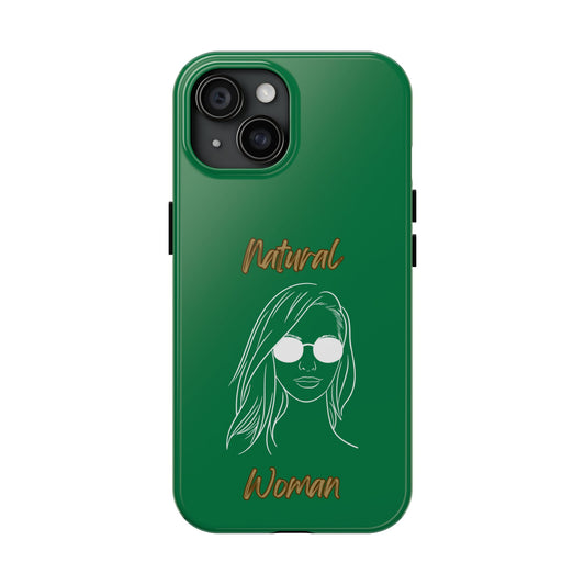 Natural Woman Shades (WL)Tough Phone Cases DARK GREEN