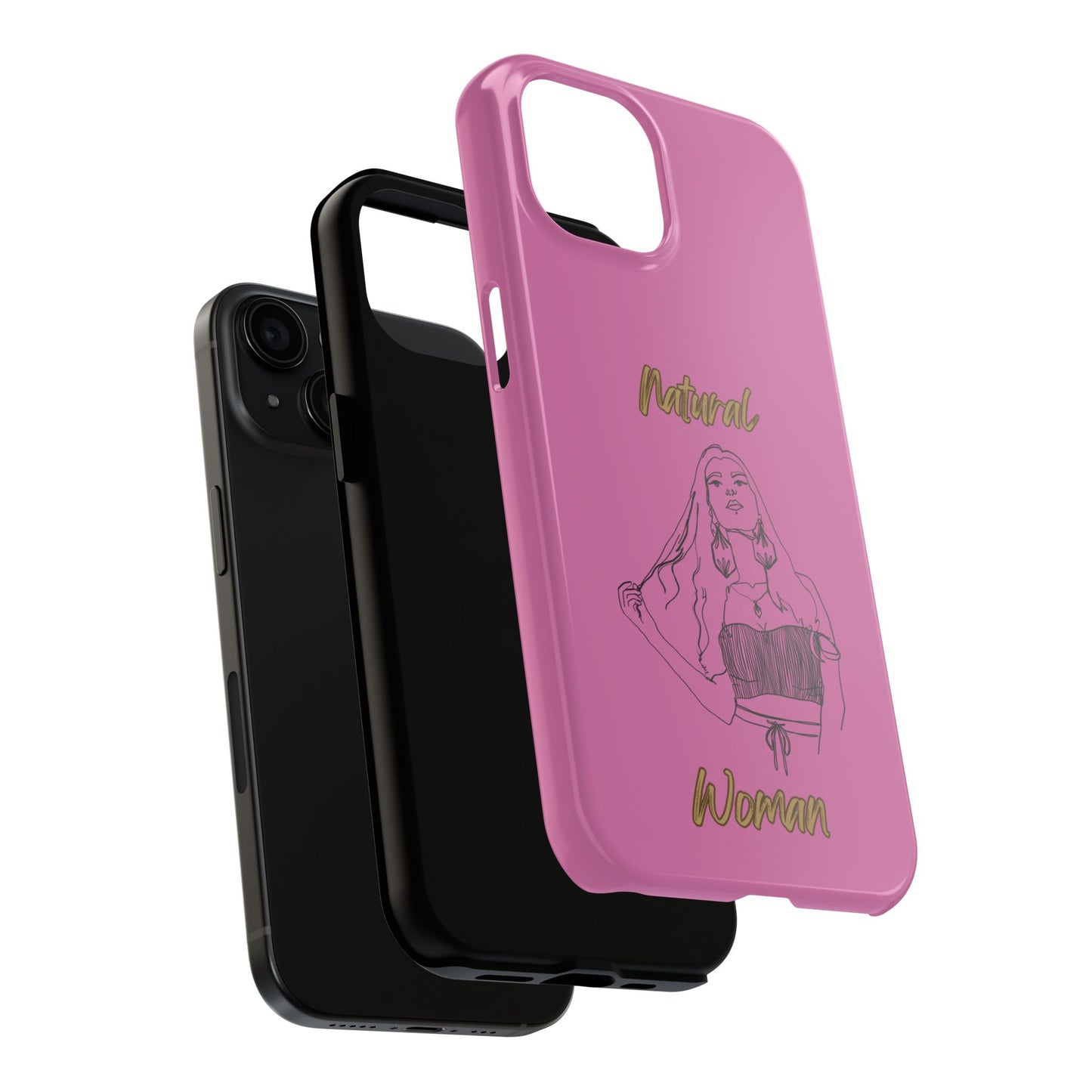 Natural Woman Thinking (BL)Tough Phone Cases LIGHT PINK