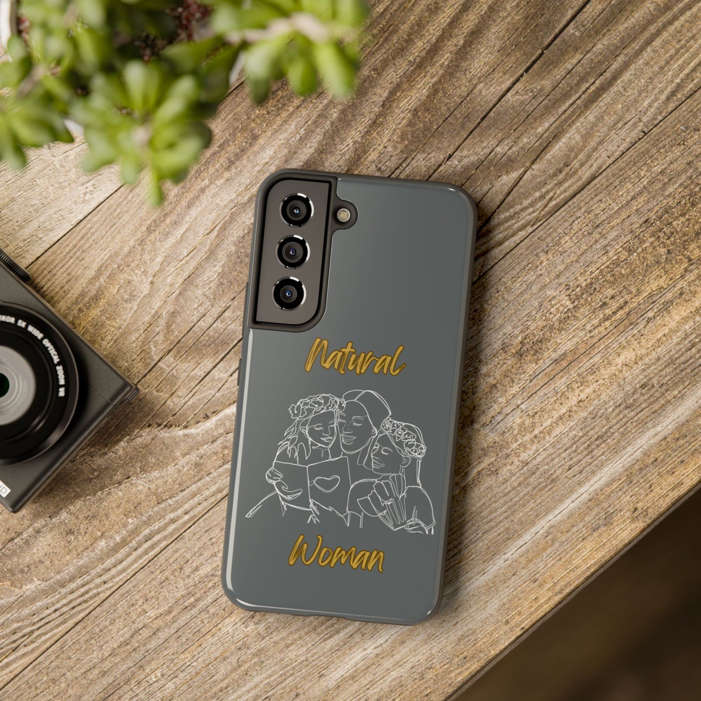 Natural Woman Me & My Girls (WL)Tough Phone Cases DARK GREY