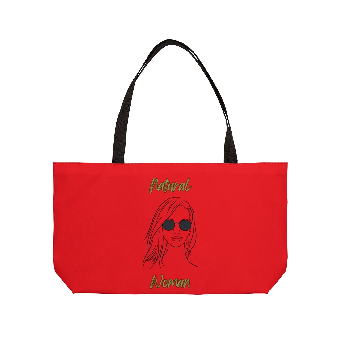 Natural Woman Shades (BL) Weekender Tote Bag RED