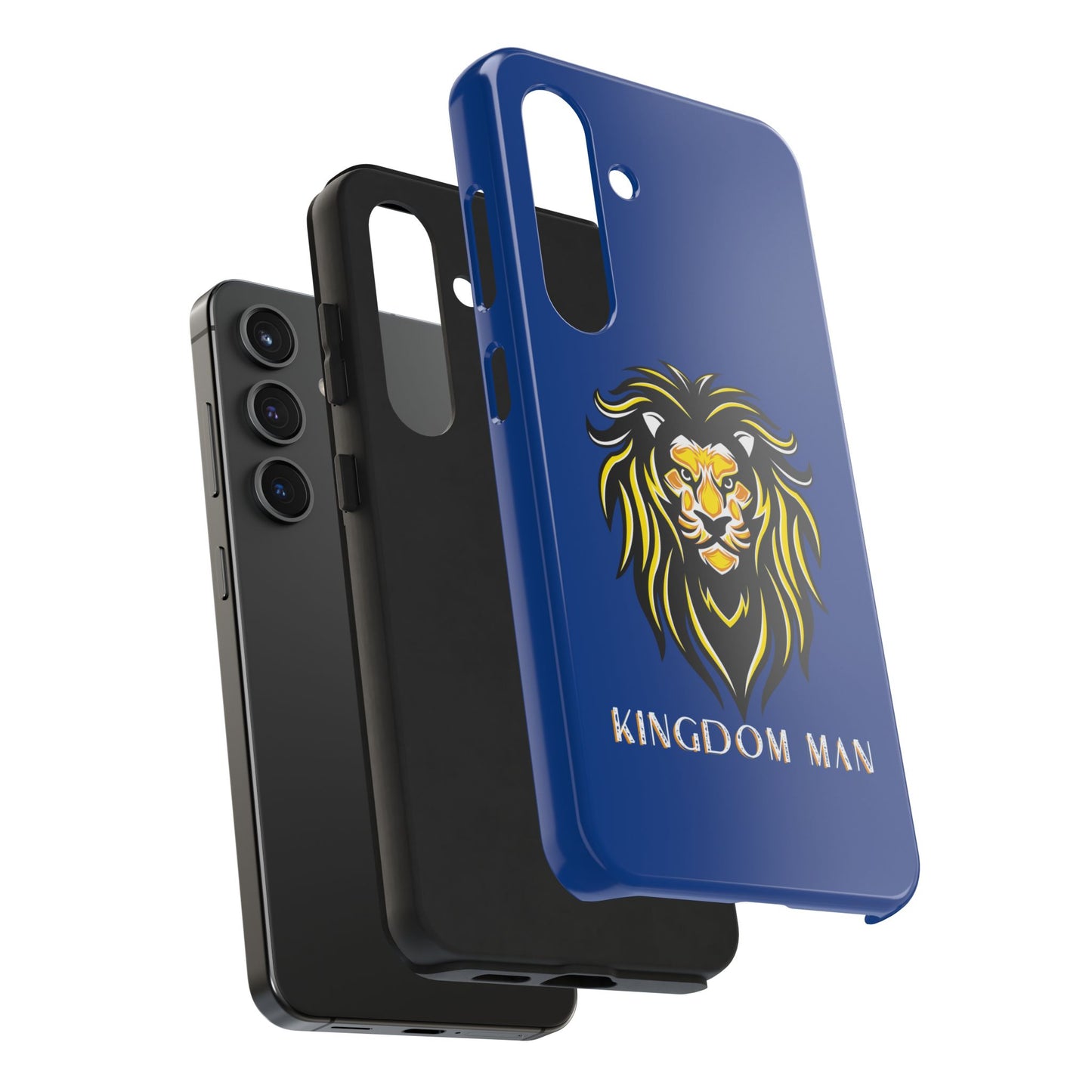 Kingdom Man (White-Gold Label) Tough Phone Case DARK BLUE