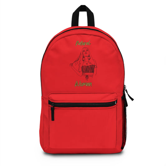 Natural Woman Thinking (BL) Backpack RED