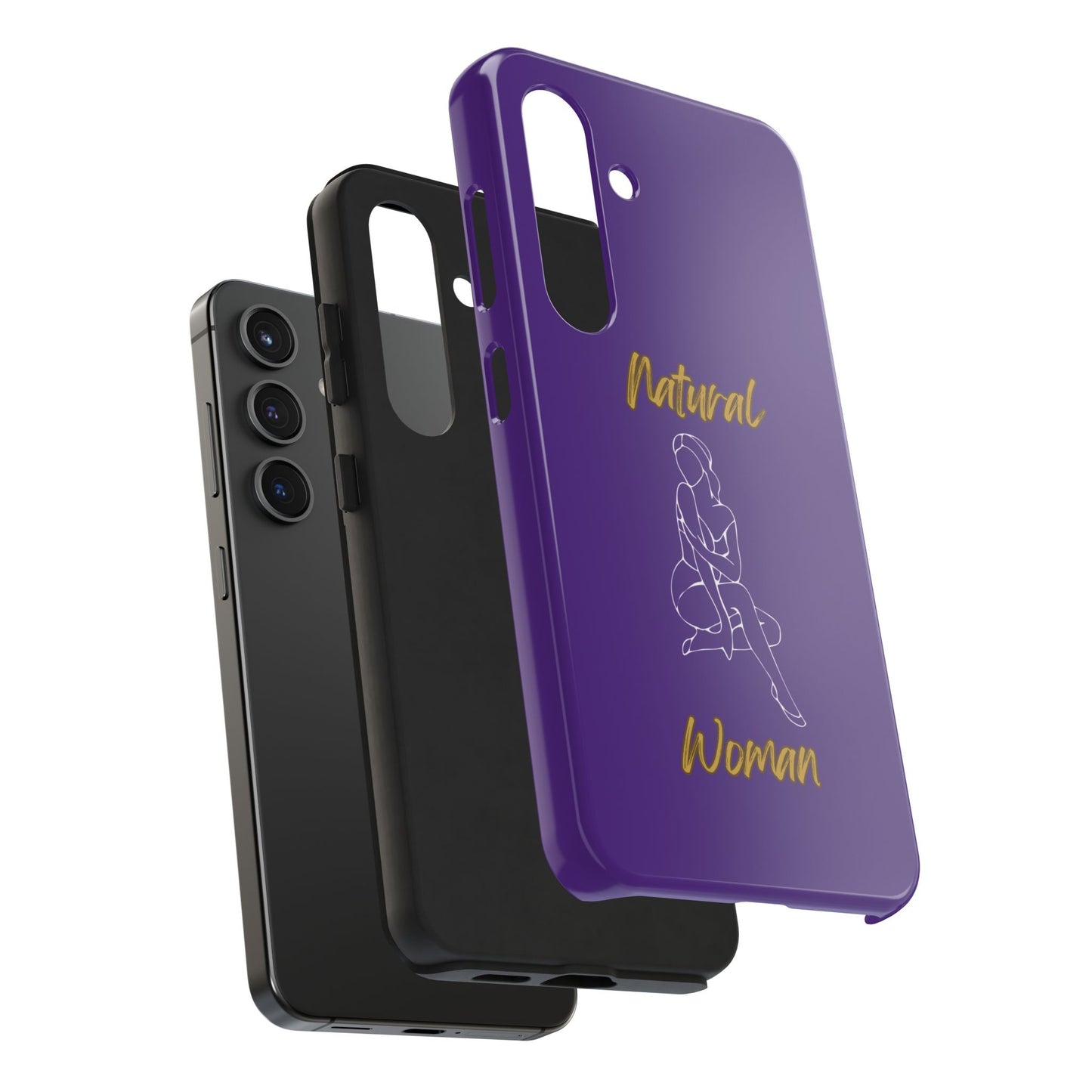 Natural Woman Shoulder Action (WL)Tough Phone Cases PURPLE