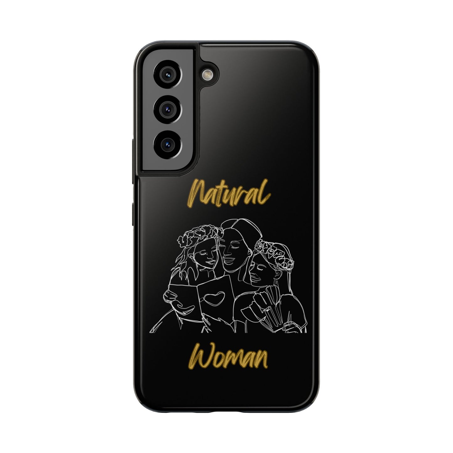 Natural Woman Me & My Girls (WL)Tough Phone Cases BLACK