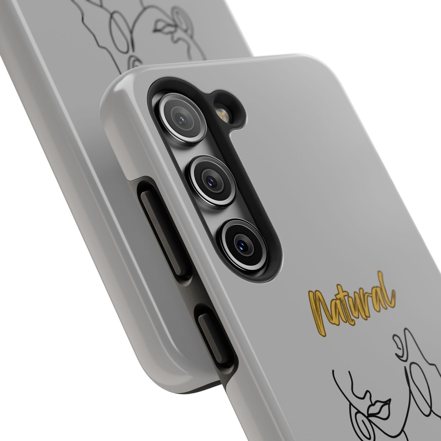 Natural Woman Lips (BL)Tough Phone Cases LIGHT GREY