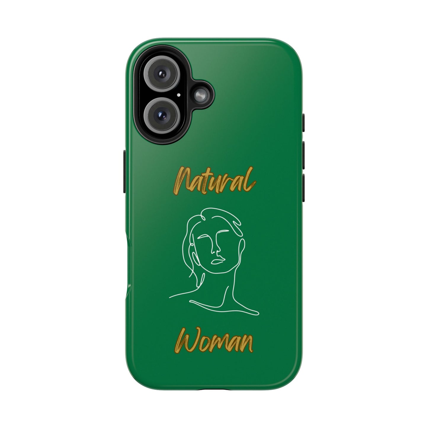 Natural Woman Hello (WL)Tough Phone Cases DARK GREEN