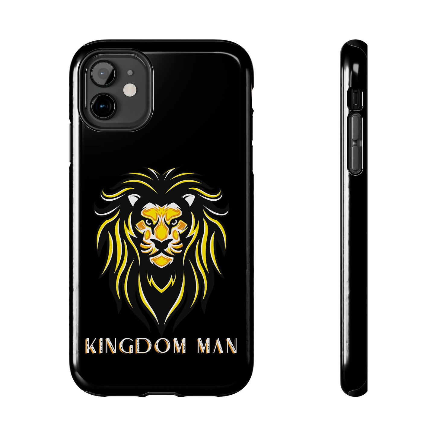 Kingdom Man (White-Gold Label) Tough Phone Case BLACK