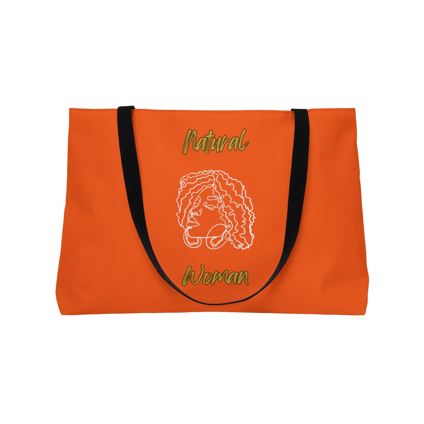Natural Woman Naturally Me (WL) Weekender Tote Bag ORANGE