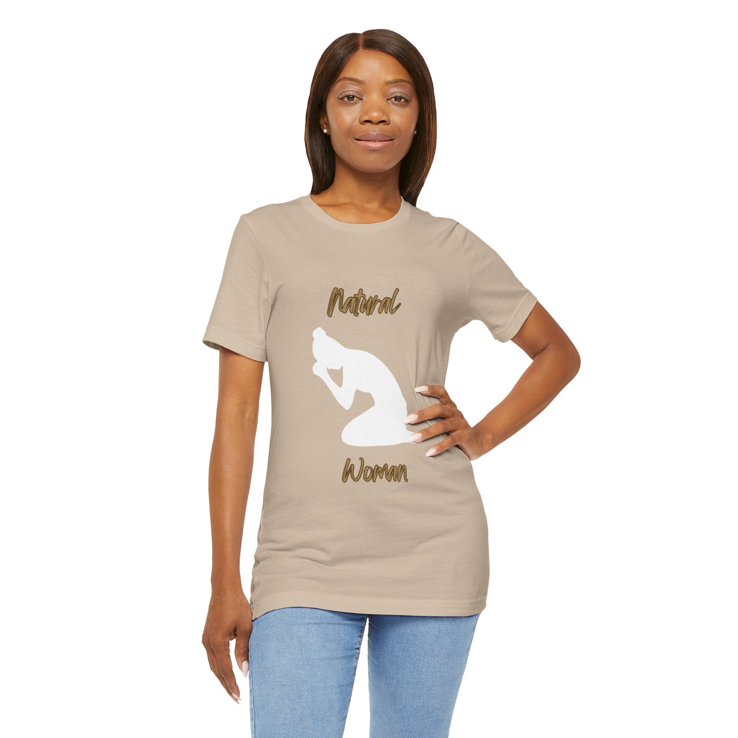 Natural Woman Pray  (WL) Short Sleeve T-Shirt