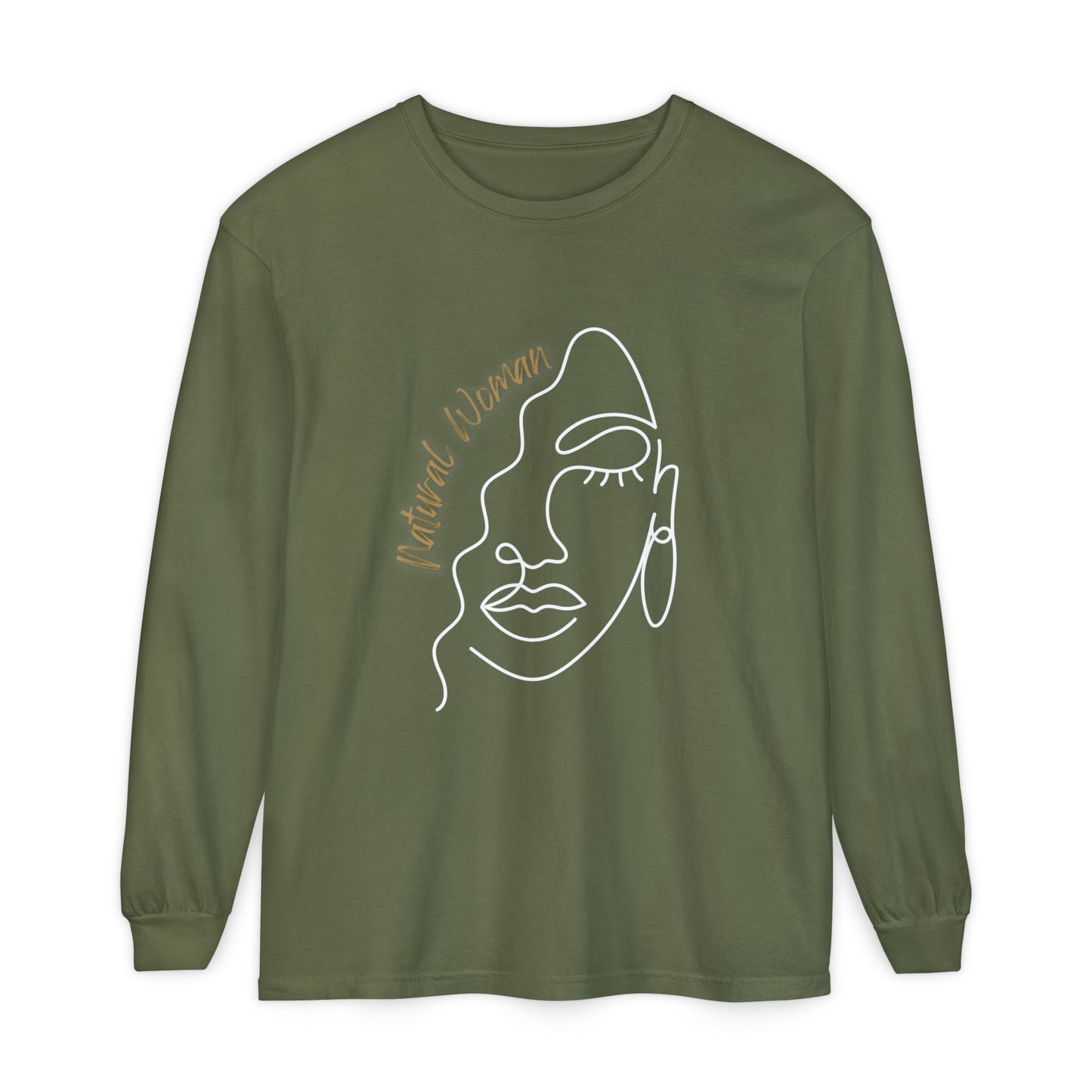 Natural Woman Half Face (WL) Long Sleeve T-Shirt