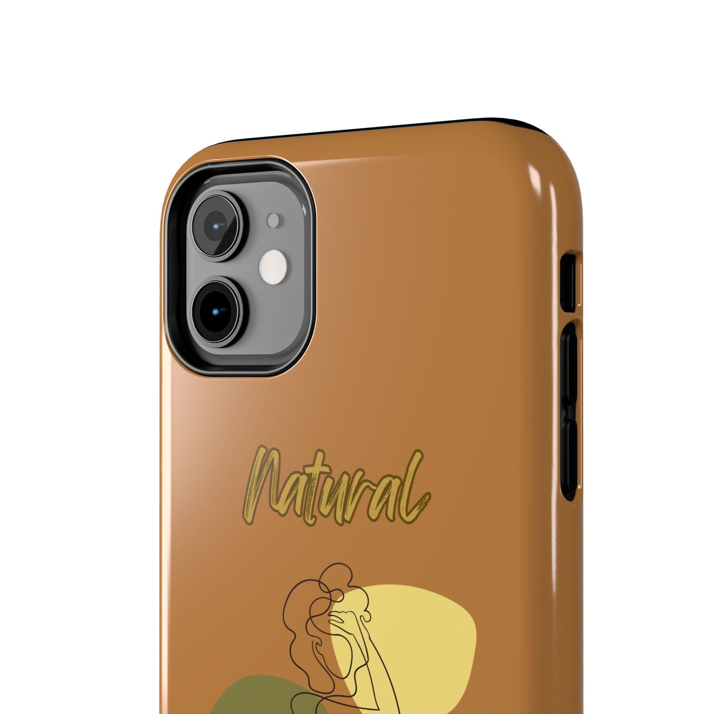 Natural Woman Colorful Pose (BL)Tough Phone Cases LIGHT BROWN