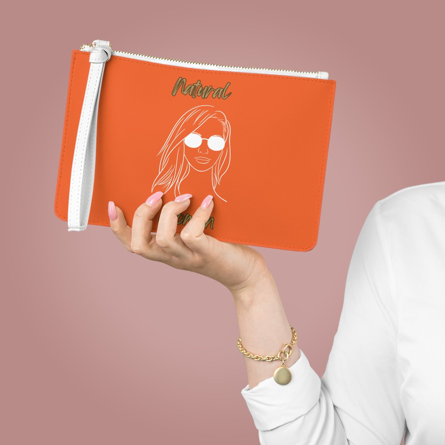 Natural Woman Shades (WL) Clutch Bag ORANGE