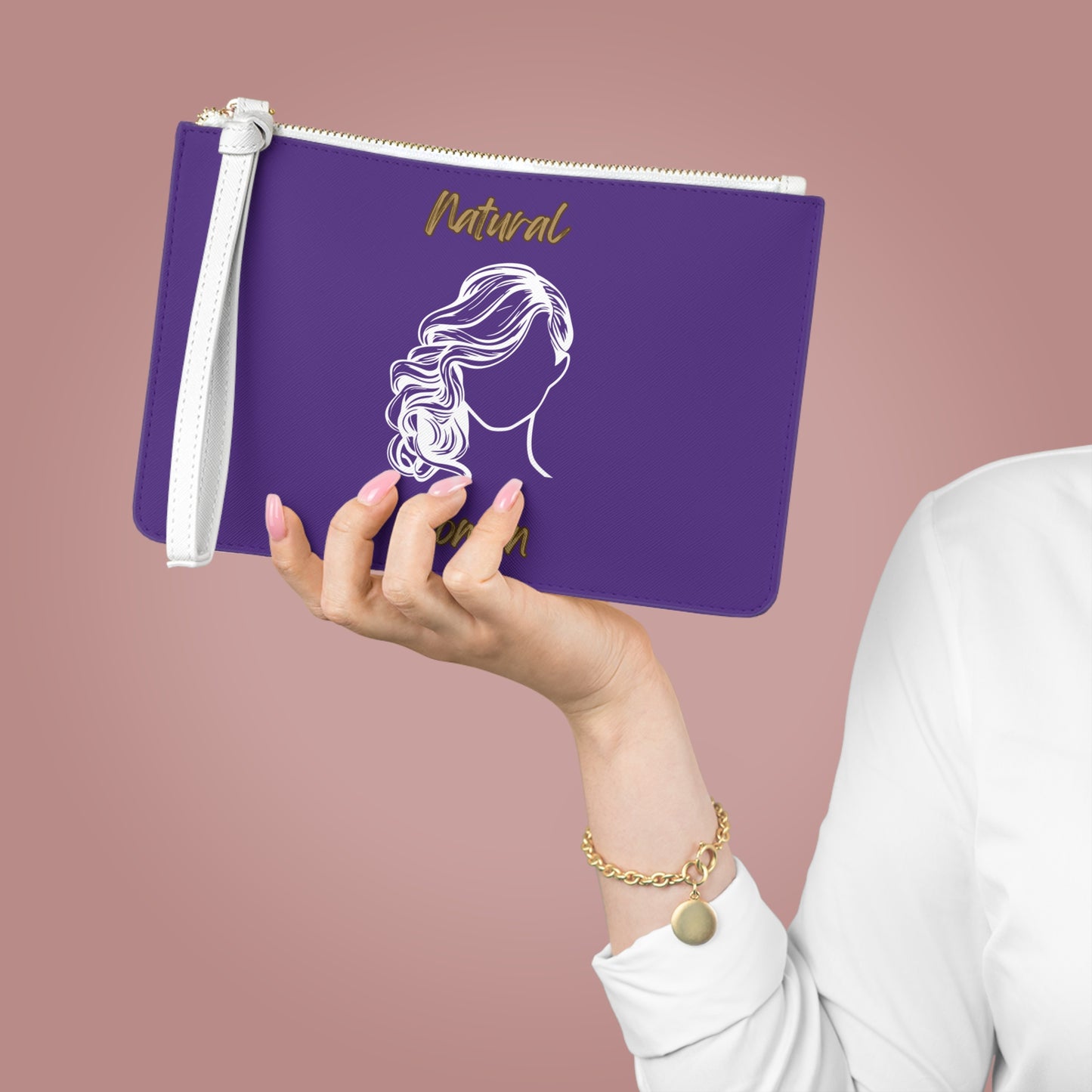 Natural Woman Long Curl (WL) Clutch Bag PURPLE