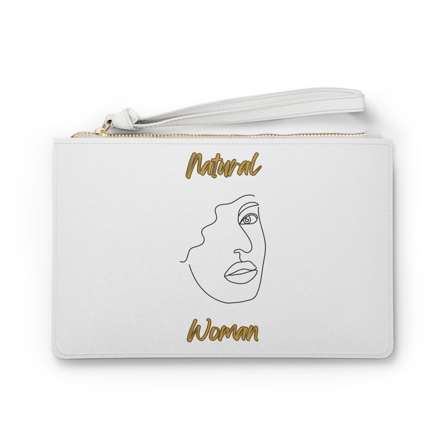 Natural Woman Peekaboo (BL) Clutch Bag WHITE