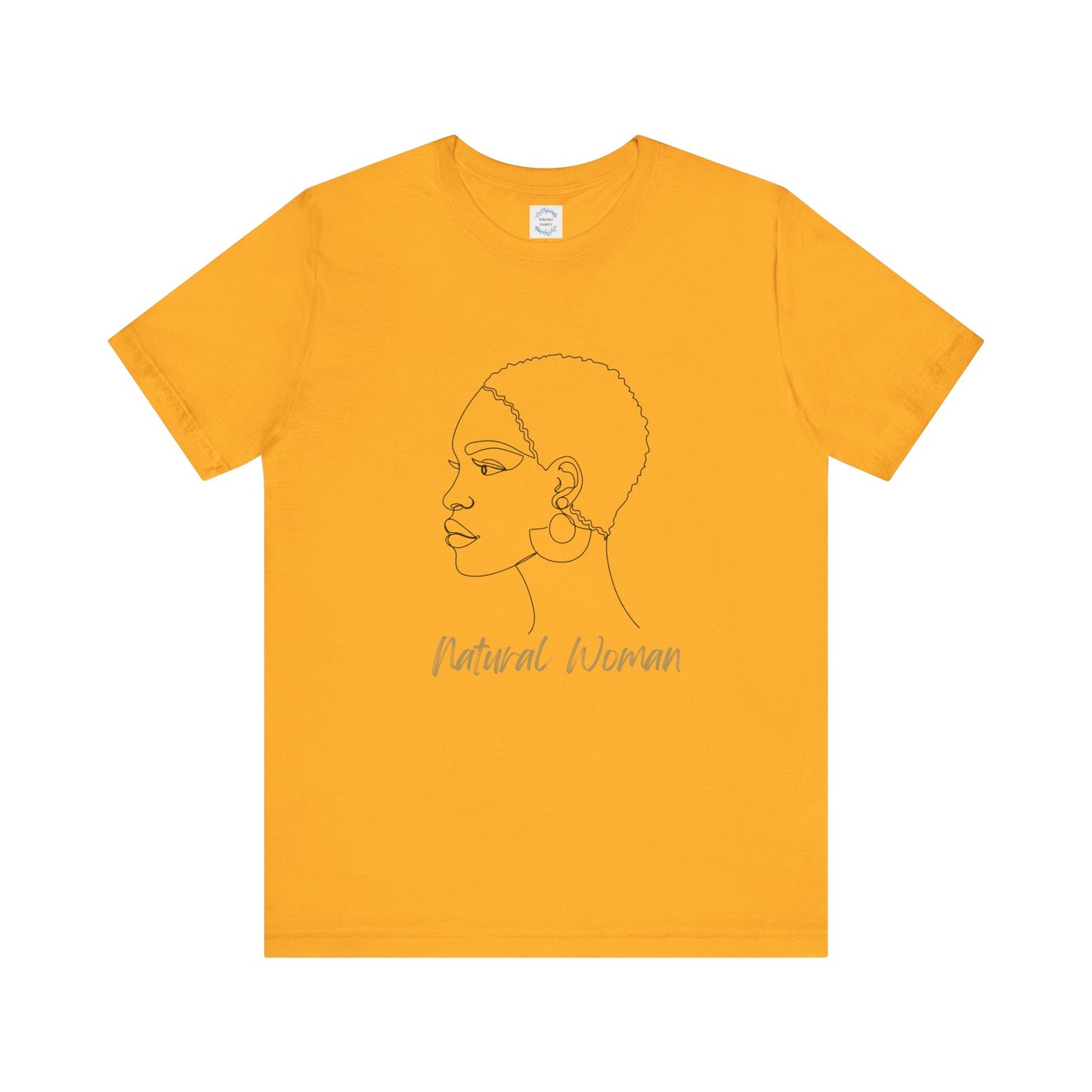 NATURAL WOMAN Finger Waves (BL) Short Sleeve T-Shirt