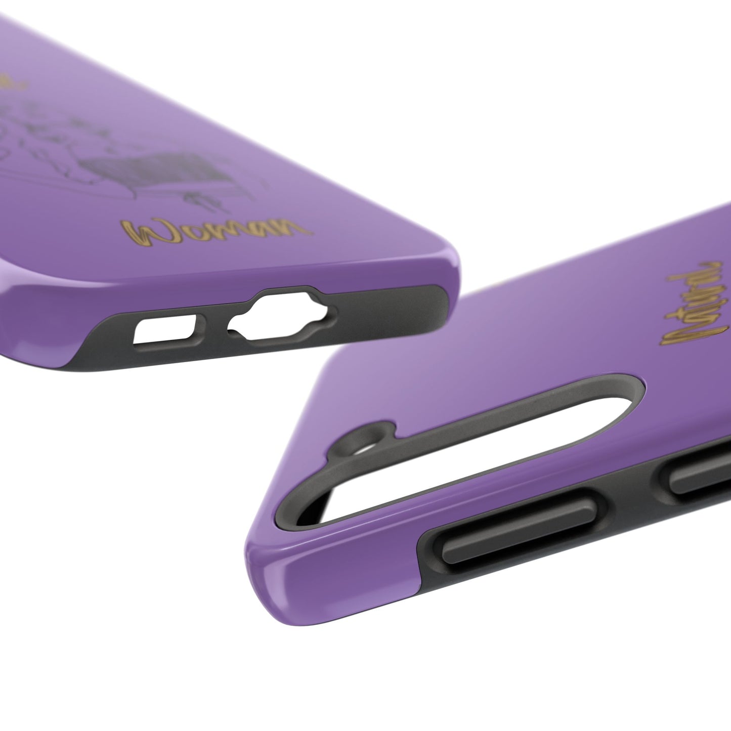 Natural Woman Thinking (BL)Tough Phone Cases LIGHT PURPLE