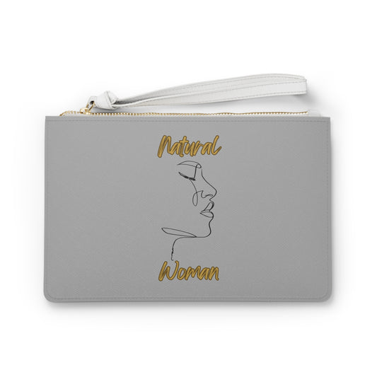 Natural Woman Timeless (BL) Clutch Bag LIGHT GREY