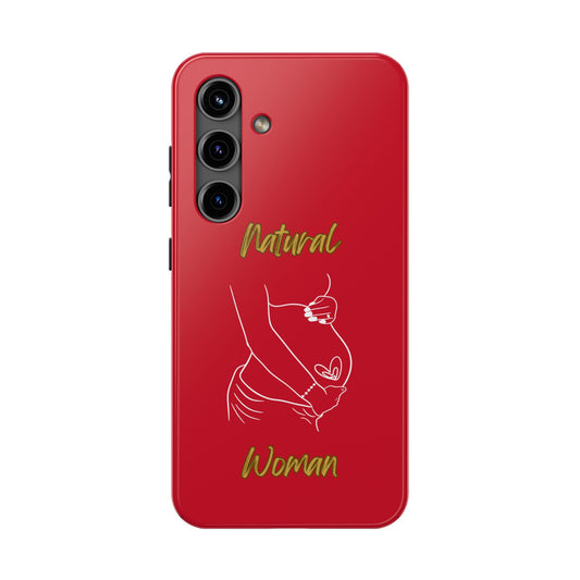 Natural Woman Loved In & Out (WL)Tough Phone Cases DARK RED