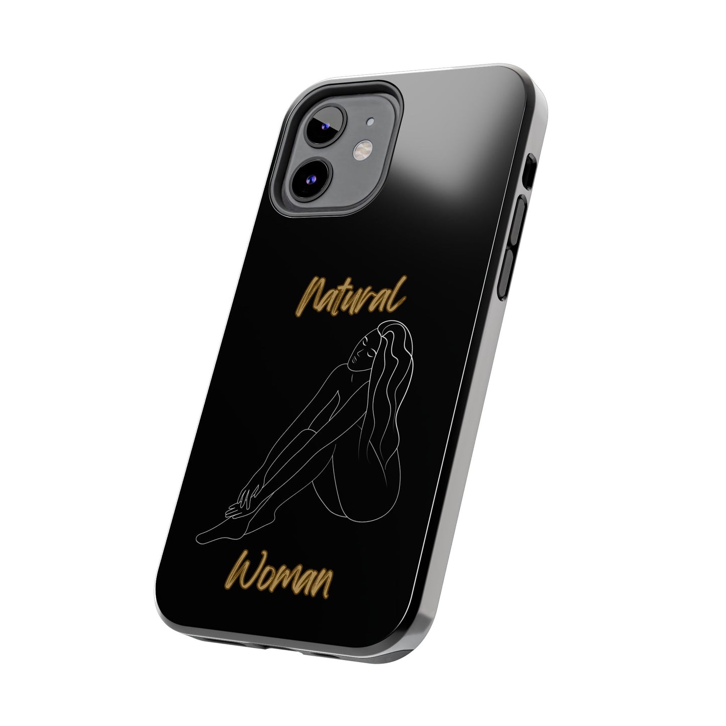Natural Woman Beauty (WL) Tough Phone Cases BLACK