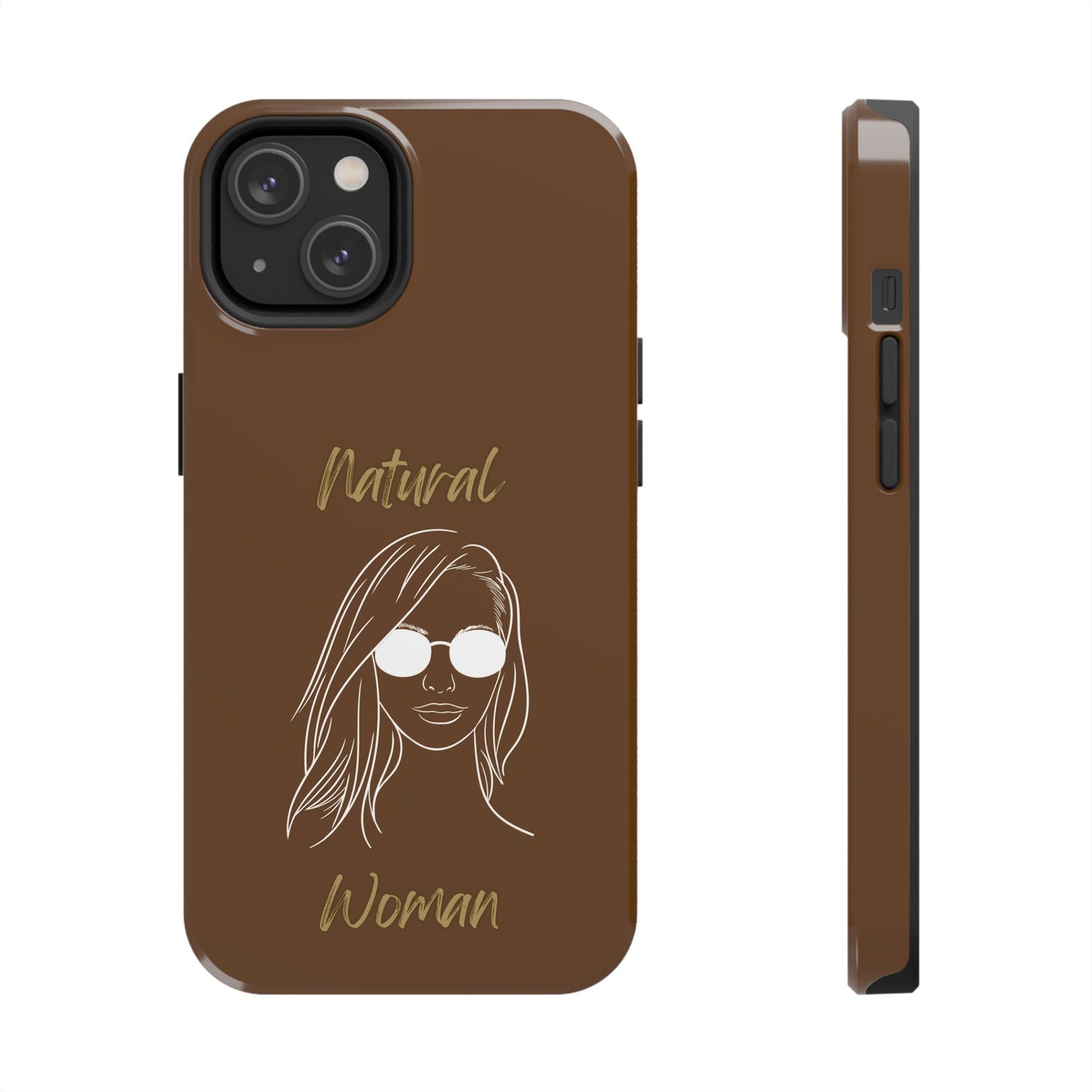 Natural Woman Shades (WL)Tough Phone Cases BROWN