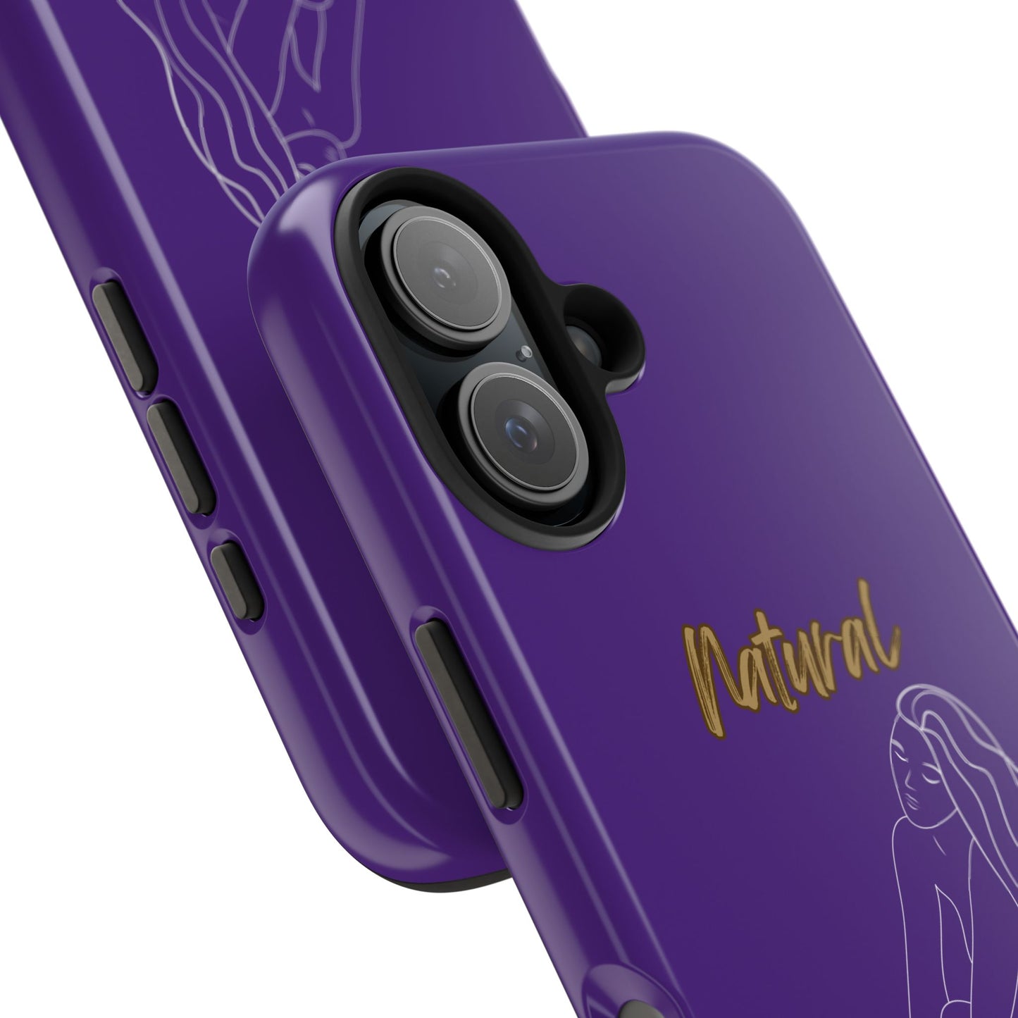 Natural Woman Beauty (WL) Tough Phone Cases PURPLE