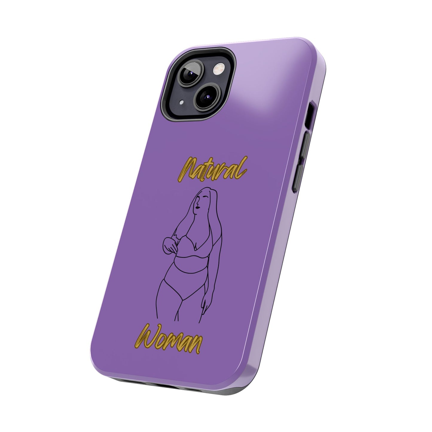 Natural Woman Full Beauty (BL)Tough Phone Cases LIGHT PURPLE