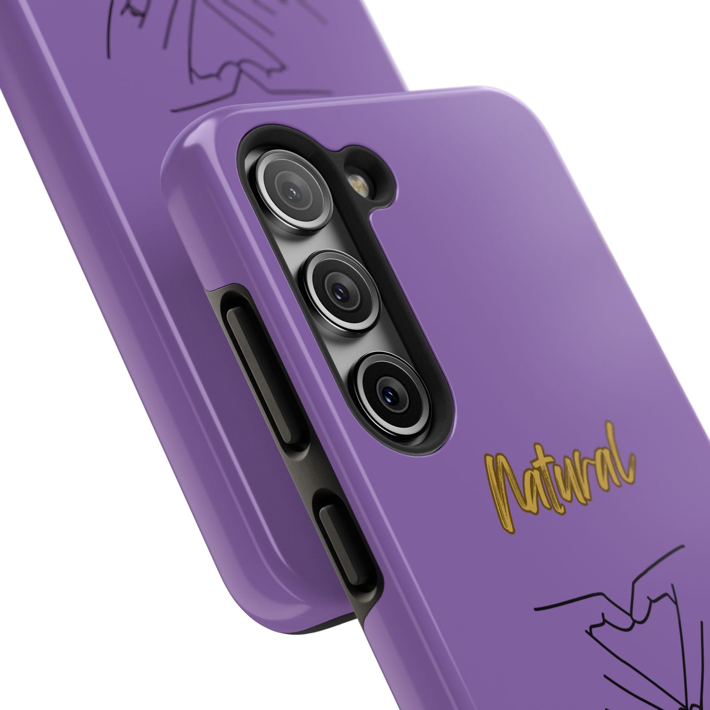 Natural Woman I Love You (BL)Tough Phone Cases LIGHT PURPLE