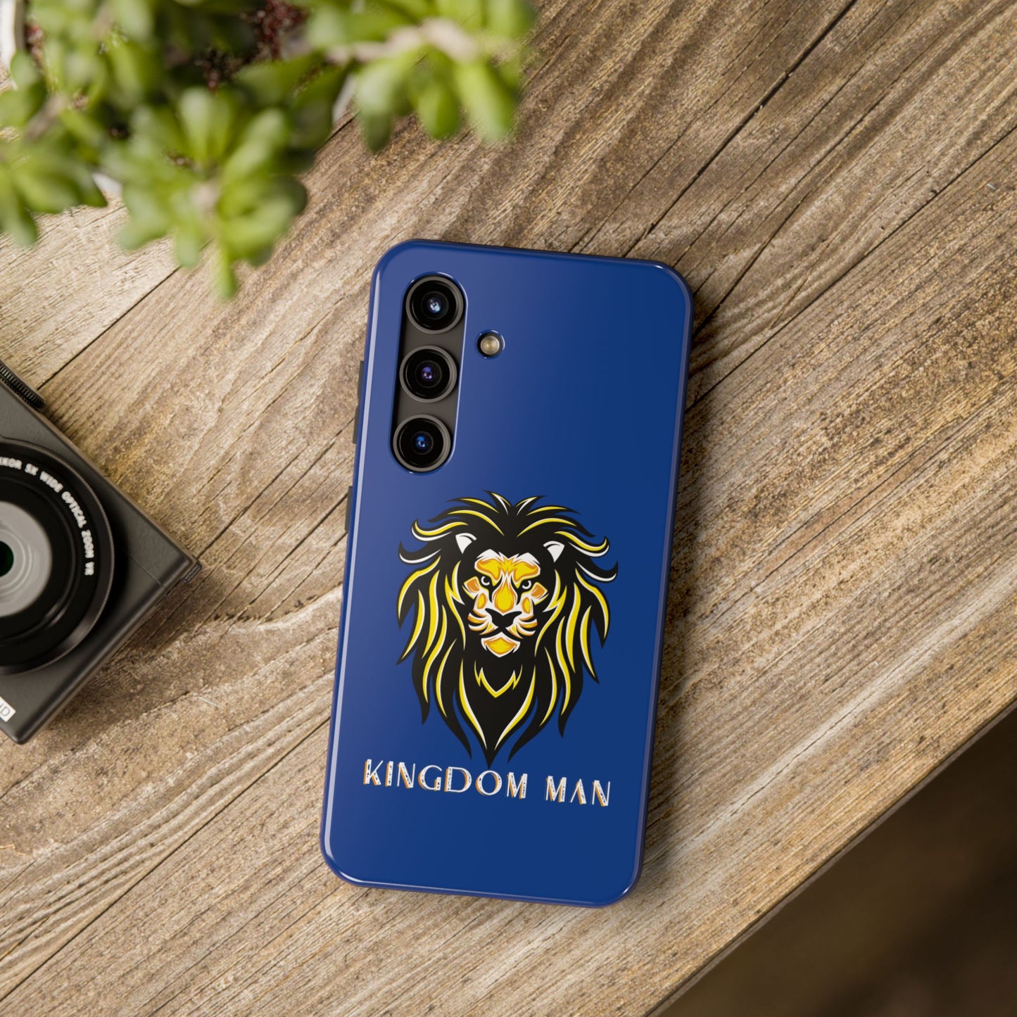 Kingdom Man (White-Gold Label) Tough Phone Case DARK BLUE