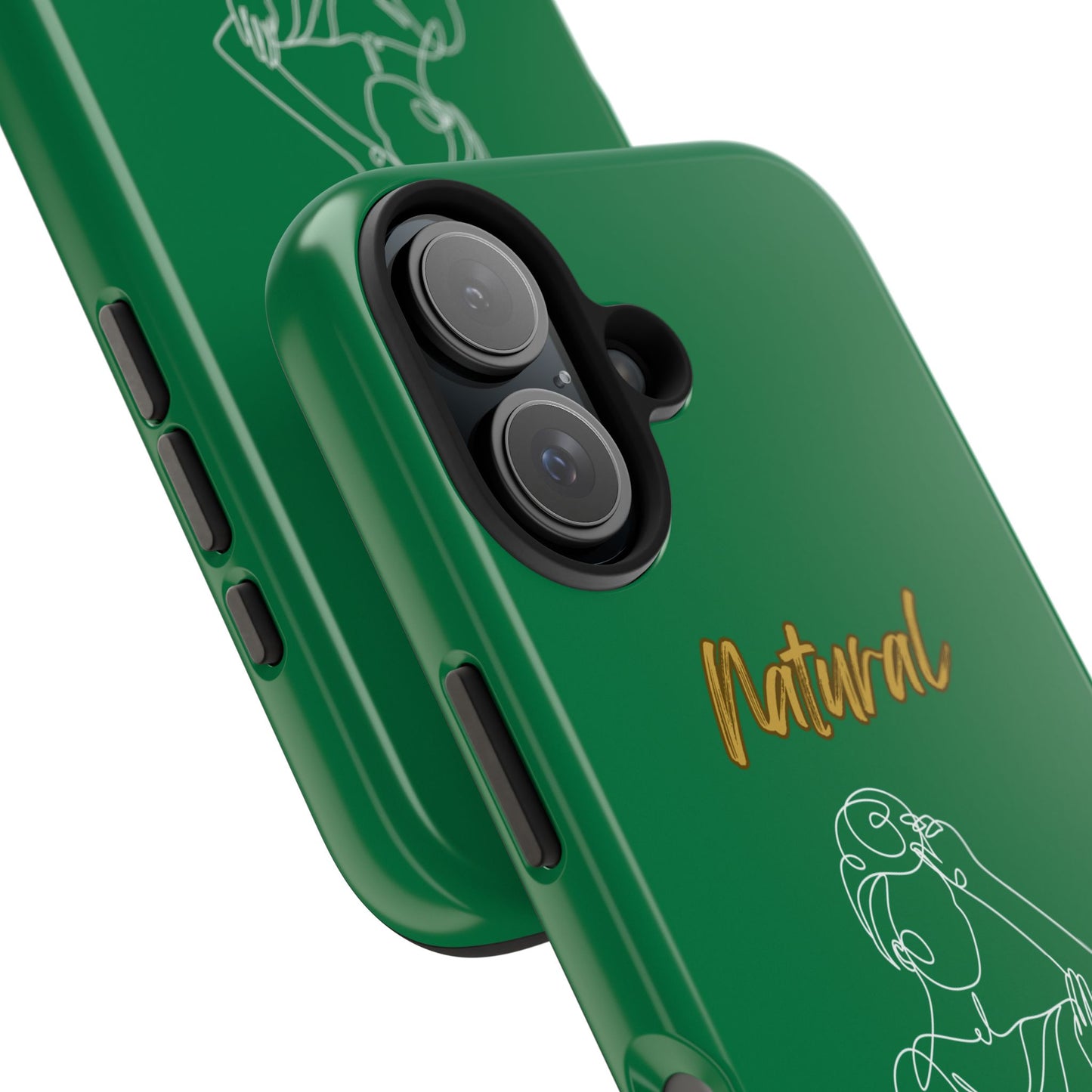 Natural Woman Style (WL)Tough Phone Cases DARK GREEN