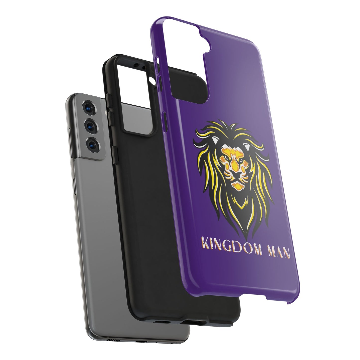 Kingdom Man (White-Gold Label) Tough Phone Case PURPLE